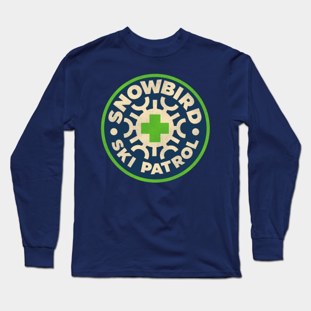 Snowbird Ski Patrol Long Sleeve T-Shirt by darklordpug